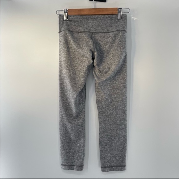 Lululemon Wunder Under HR Tights Grey Heathered Black Luon Size 8 - Picture 3 of 6
